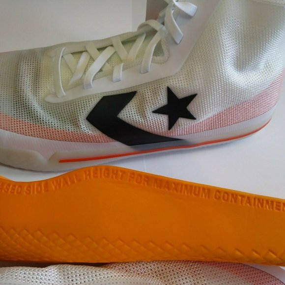 Converse All Star Pro BB Hi Size 18 White Bold Man - Picture 9 of 11